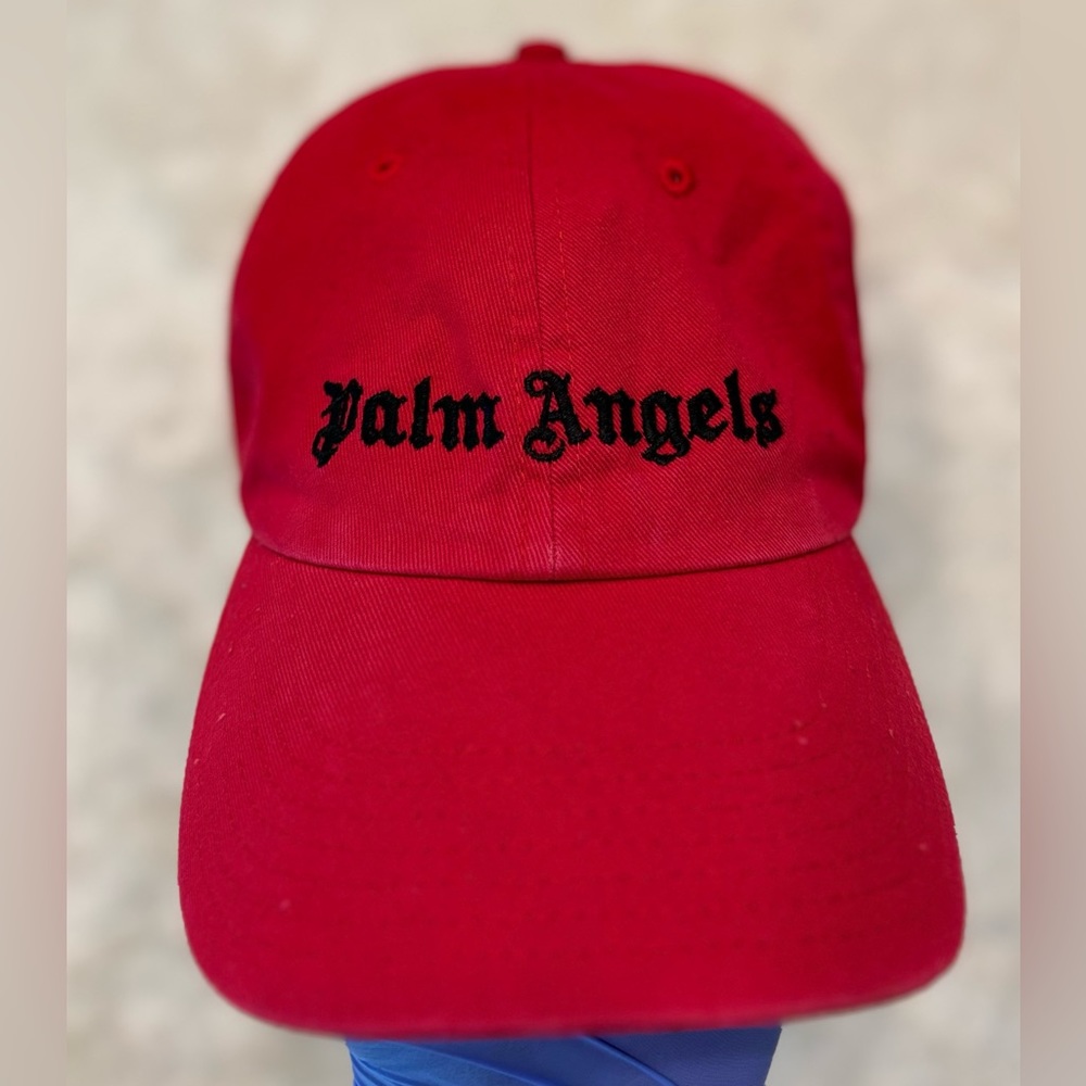 Palm Angels Logo Cotton Cap